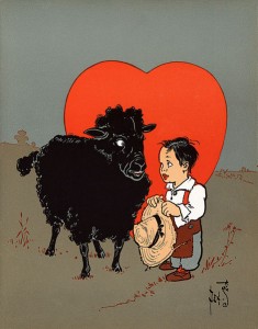 The Black Sheep, from a 1901 edition of Mother Goose.